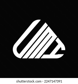 UMI letter logo creative design with vector graphic, UMI simple and modern logo.
