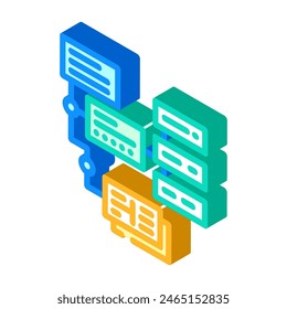 uml diagrams analyst isometric icon vector. uml diagrams analyst sign. isolated symbol illustration