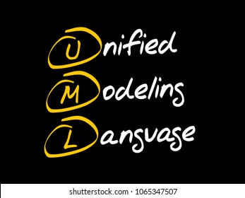 UML - Unified Modeling Language, acronym business concept