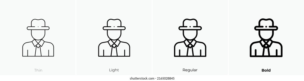 Umpire Icon Linear Style Sign Isolated Stock Vector (Royalty Free ...