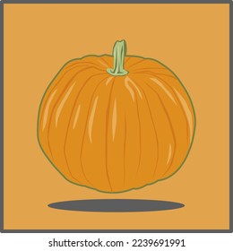 umpkin. pumpkin icon. can be used for food and party topics. pumpkin for thanksgiving day, pumpkin for thanksgiving holiday.vector illustration