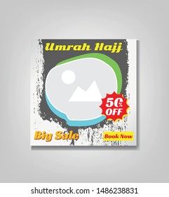 Umrah Hajj design for Landing page templates, Banners, Sale Banner for Web Promoted or printing and Social media.