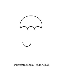 Umrella icon. Line icon for interfaces