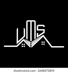 UMS Real State logo design, UMS simple and modern logo. UMS luxurious alphabet design  