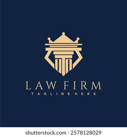 UN initial monogram logo for lawfirm vector design