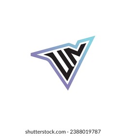 UN letter combination cool logo esport or gaming initial logo as a inspirational concept design