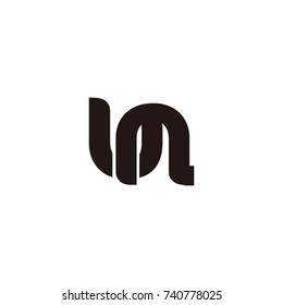 un letter vector logo