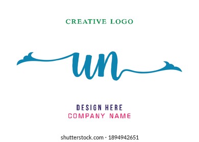 UN lettering logo is simple, easy to understand and authoritative