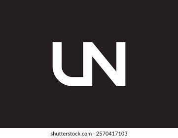 UN logo design vector initial design
