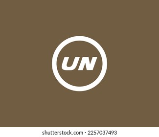 UN logo design vector template