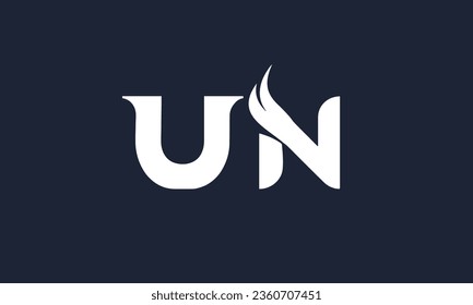 UN logo design vector template