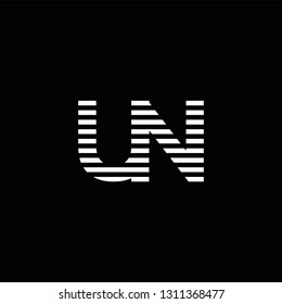 UN Logo Letter initial Designs Templete