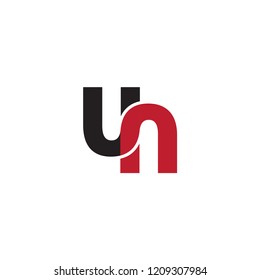 UN NN UU initial letter linked design logo vector