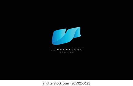 UN NU Abstract initial monogram letter alphabet logo design