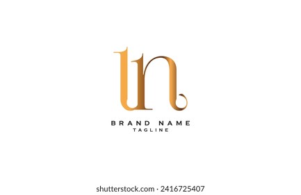 UN, NU, Abstract initial monogram letter alphabet logo design