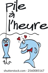 Un poisson amoureux d'un appât 