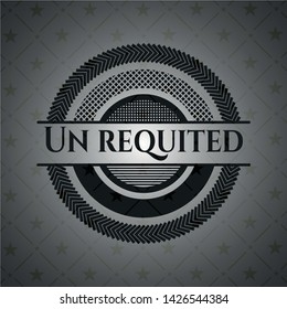 Un requited dark emblem. Vector Illustration. Detailed.