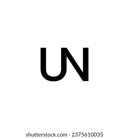 UN Vector Logo - Logotype Vector - Letter Logo