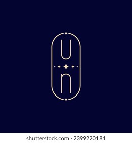 UN wedding lie monogram with high quality professional design that will print well across any print media