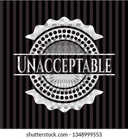 Unacceptable silver badge
