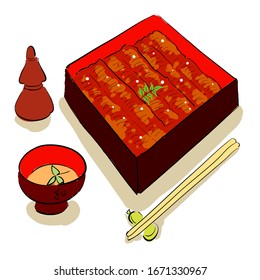 Unaju set of handwritten illustrations vector