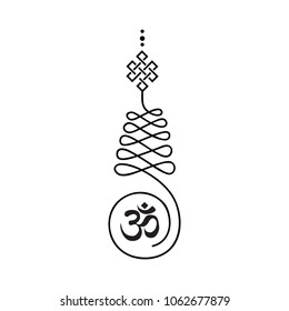 Unalome, Buddhist symbol for life path 