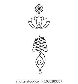 Unalome, Buddhist symbol for life path