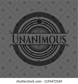 Unanimous black badge