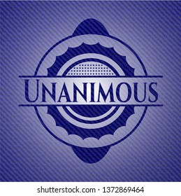 Unanimous denim background