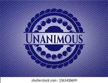Unanimous with jean texture
