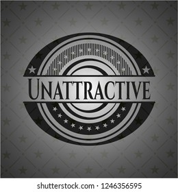 Unattractive black badge
