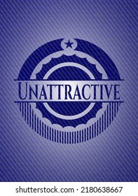 Unattractive jean background. Vector Illustration. Detailed. 
