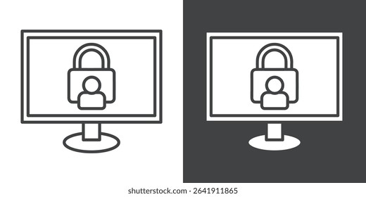 unauthorized access icon symbol illustration logo