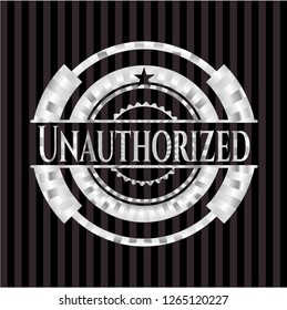 Unauthorized silvery shiny emblem