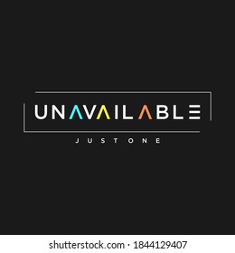 unavailable just one typography for print t shirt
