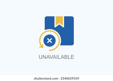 Unavailable Vector Or Logo Sign Symbol Illustration