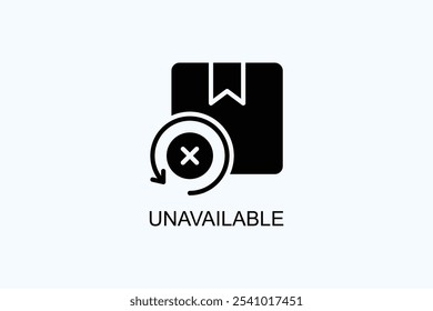 Nicht verfügbare Vektorgrafik oder Logo-Symbol-Abbildung