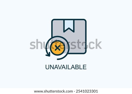 Unavailable Vector Or Logo Sign Symbol Illustration
