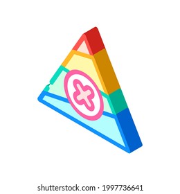unbalanced diet isometric icon vector. unbalanced diet sign. isolated symbol illustration