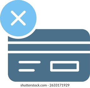 Unbanked Glyph Two Colour Icon