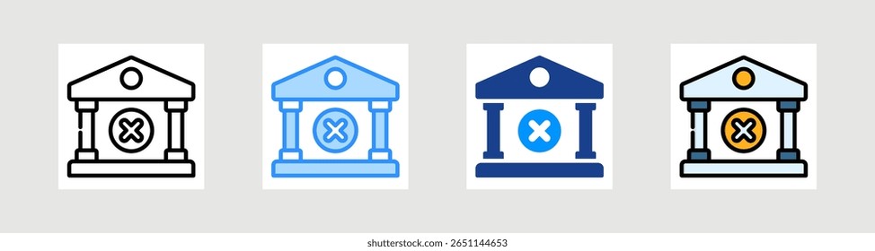 Unbanked Icon Collection Set Multiple Style