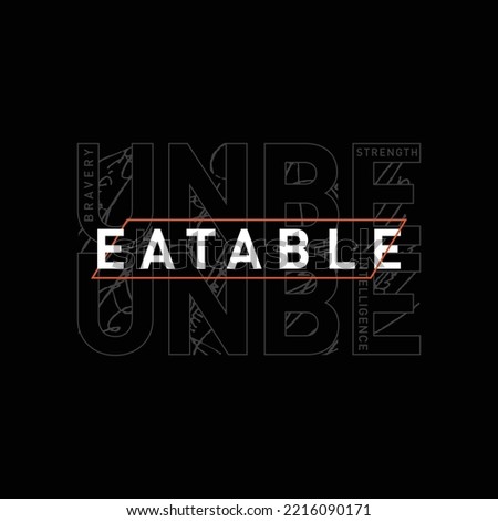 unbeatable text abstract graphic t shirt design typography vector background asual style