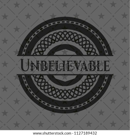 Unbelievable dark emblem