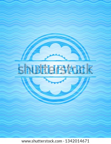 Unbelievable water representation badge.