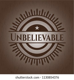 Unbelievable wood signboards