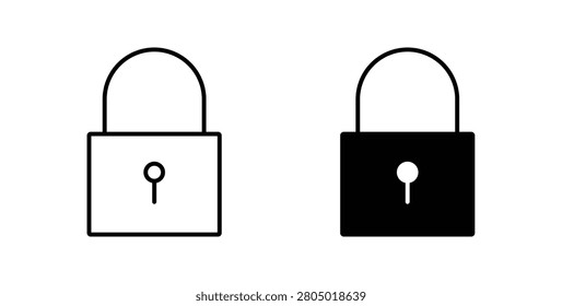 Unblocked icon vector art set