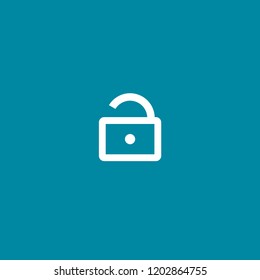Unblocked mobile vector icon