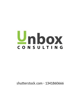 unbox consulting logo vector