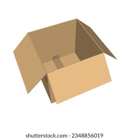 Unboxed: Intricate Vector Cardboard Design