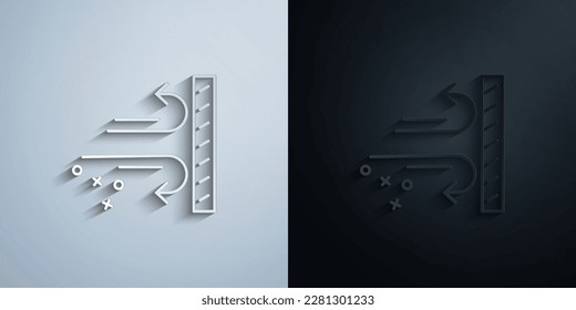 Unbreathable textile fabric paper icon with shadow effect vector illuistration design